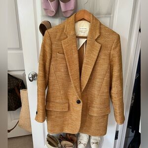 Isabel Marant yellow wool blazer